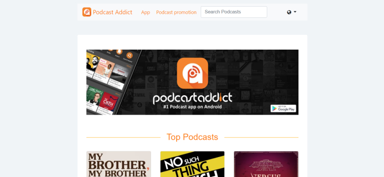 Discover best podcasts on Podcast Addict app