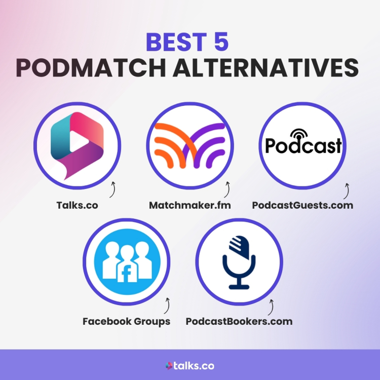 Best 5 PodMatch competitors and alternatives