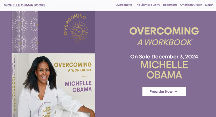 Michelle Obama's "Overcoming A Workbook" shows another way to monetize a podcast through writing and promoting a book.