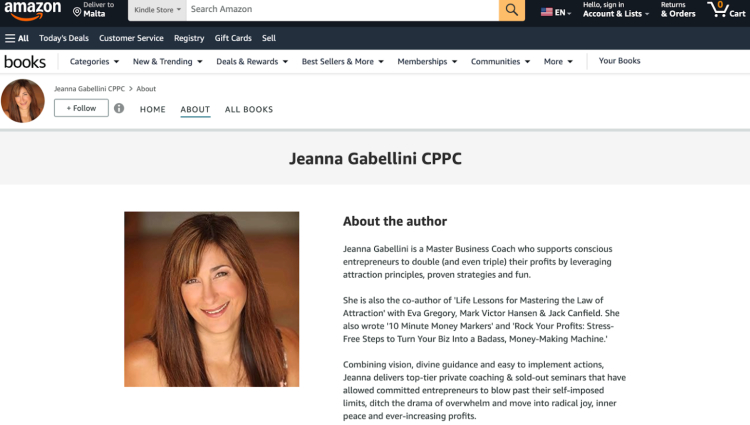 Explore Amazon's author pages to identify potential podcast guest options who align with your niche or topic of interest.