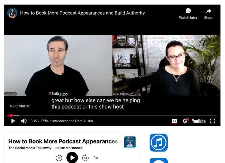 Listeners want to ask Liam Austin how to book more podcast appearances.