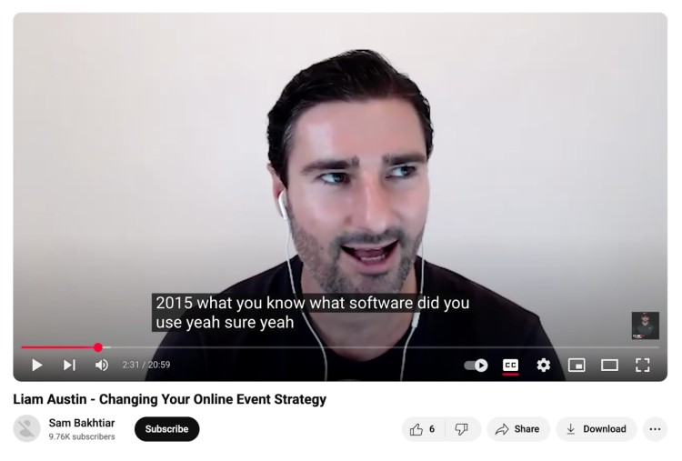 Liam Austin answers questions that could reveal key software and strategies for changing your online event approach.