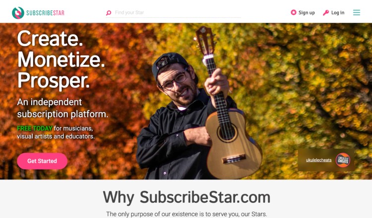 SubscribeStar is a platform that enables creators to monetize their work through flexible subscription models.