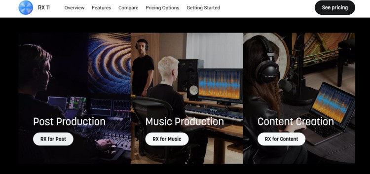 RX11 software for post production, music production, and content creation, covering every aspect of podcast production.
