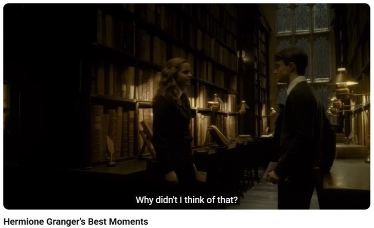 Library scene with two characters discussing ideas, illustrating how logos is used in reasoning and logical thinking