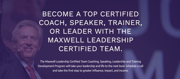 Become a better speaker certification banner showing leadership training program for coaches, speakers, and trainers