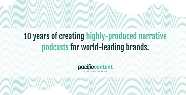 Global podcast production showcasing highly produced narrative podcasts created for leading brands over 10 years.