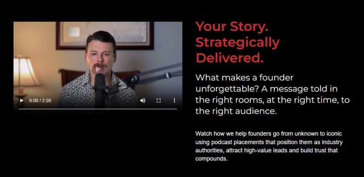 Podcast interview setup showing how agencies help businesses grow by providing strategic podcast placements