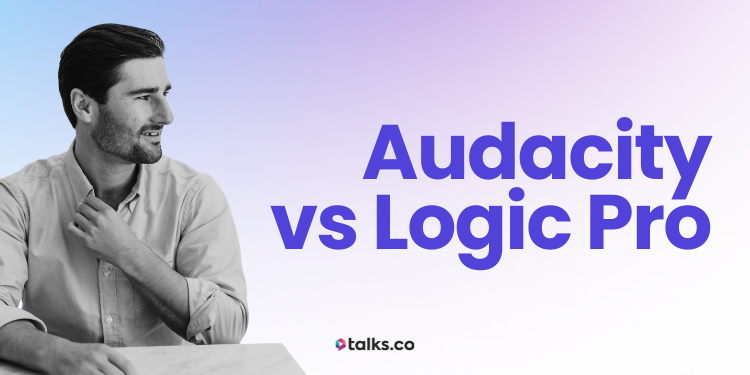 Audacity vs Logic Pro Review, Costs, Features & Alternatives (Guide)